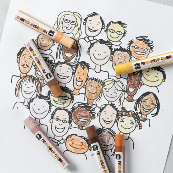 Friendship Colours Oil Pastels - Pack of 12