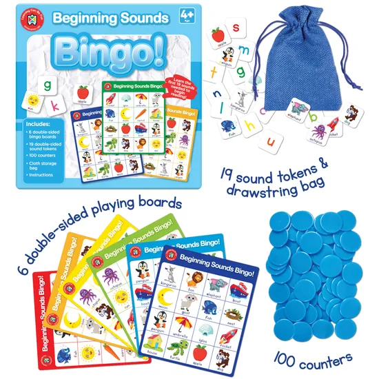 Beginning Sounds Bingo - Modern Teaching Aids NZ