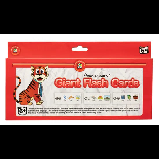 Double Sounds Giant Flash Cards - Modern Teaching Aids NZ