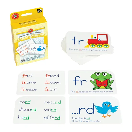 Blending Consonants & Digraphs Flash Cards - Modern Teaching Aids NZ