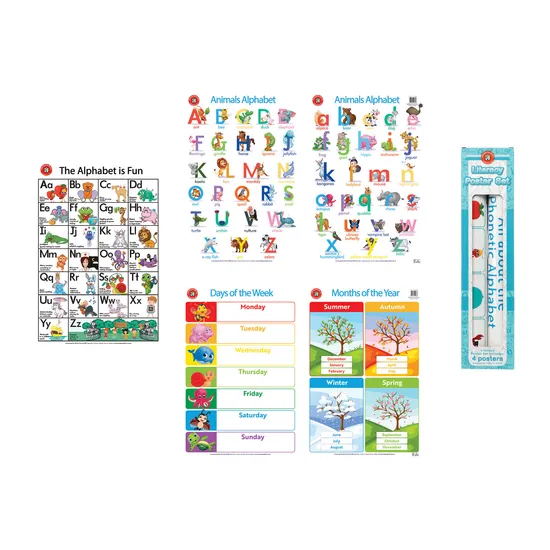 Literacy Classroom Poster Set