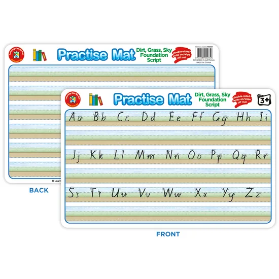 Practise Mat - Foundation - Dirt Grass Sky - Modern Teaching Aids NZ