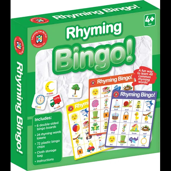 Rhyming Words Bingo - Modern Teaching Aids NZ