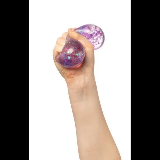 Galaxy Glitter Balls - pink yellow purple - Modern Teaching Aids NZ