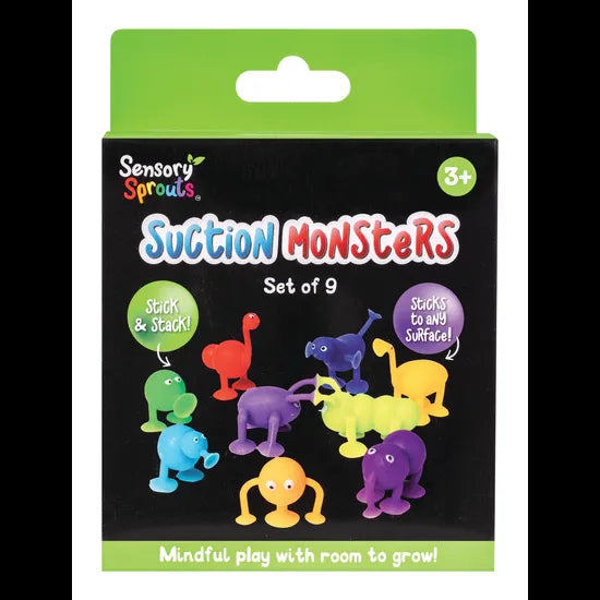 Sensory Sprouts Suction Monsters 9pk - Modern Teaching Aids NZ