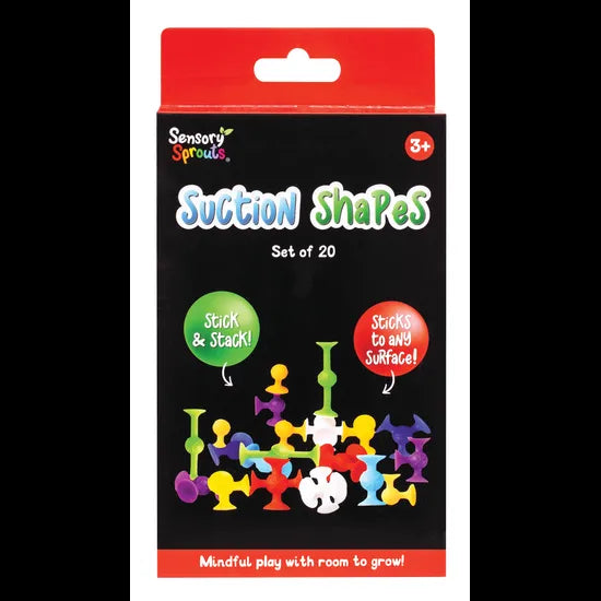 Sensory Sprouts Suction Shapes 20pk - Modern Teaching Aids NZ