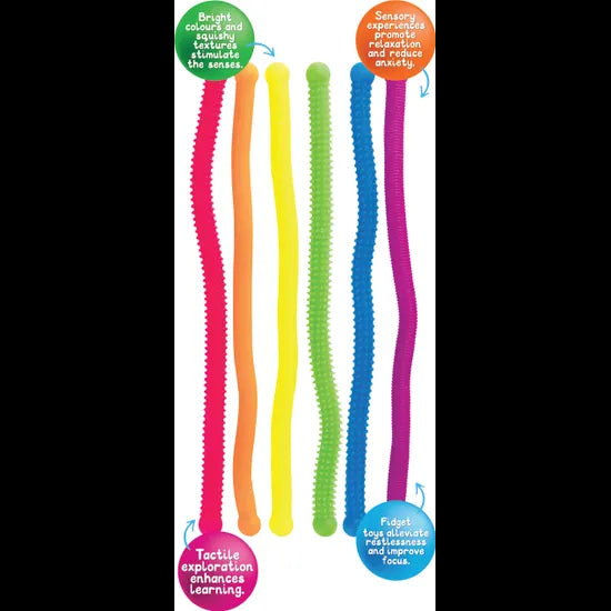 Sensory Sprouts Stretch Strings 6pk - Modern Teaching Aids NZ