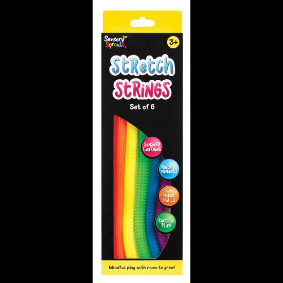 Sensory Sprouts Stretch Strings 6pk - Modern Teaching Aids NZ