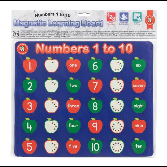 Magnetic Learning Board Numbers - Modern Teaching Aids NZ