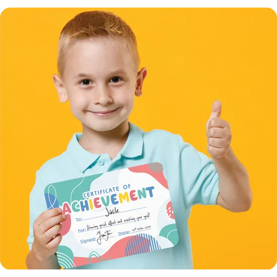 Growing Minds Achievement Certificates - Pack of 30