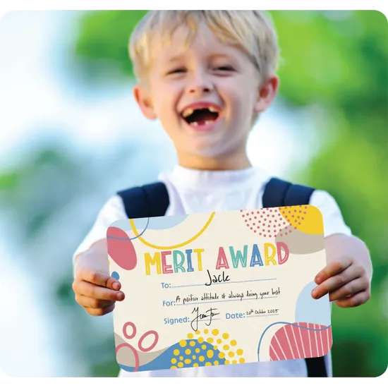 Growing Minds Merit Award Certificates - Pack of 30
