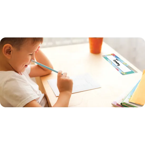 Growing Minds Adhesive Name Plates - Pack of 30