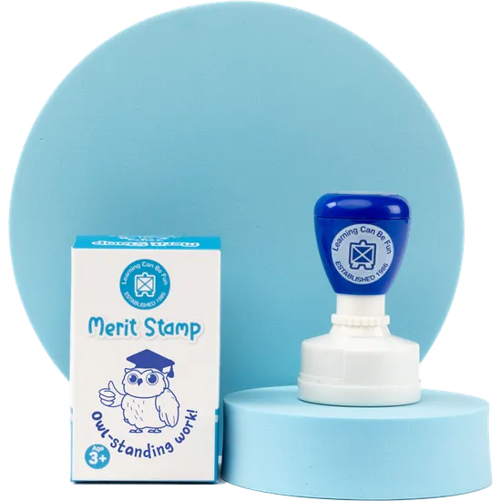 Owl-standing Work Merit Stamp - Modern Teaching Aids NZ