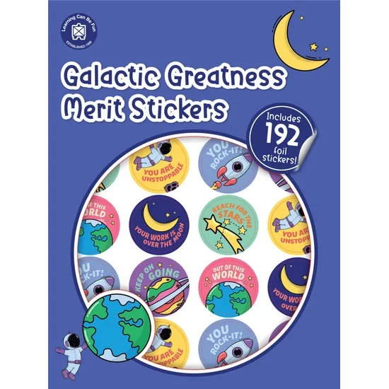 Galactic Greatness Merit Sticker Book