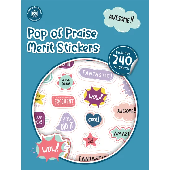 Pop of Praise Merit Sticker Book