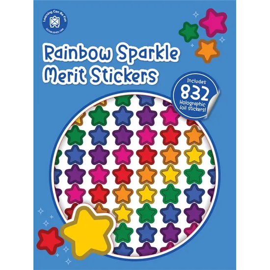 Rainbow Sparkle Merit Sticker Book