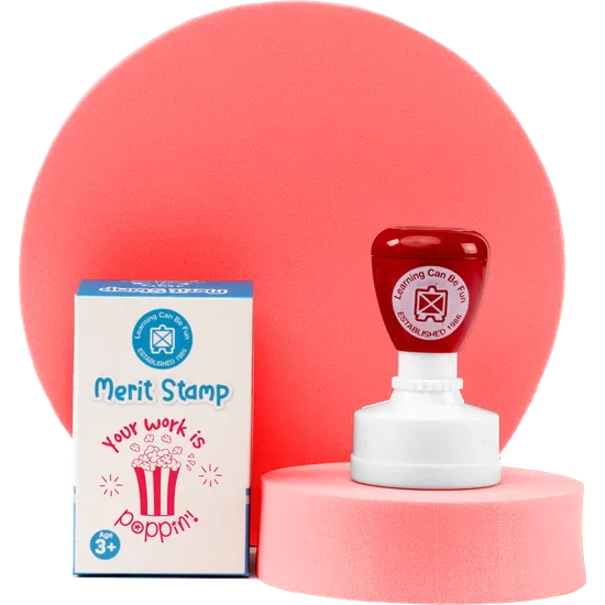 Your Work is Poppin' Merit Stamp - Modern Teaching Aids NZ