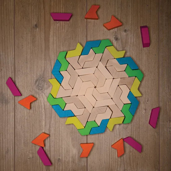 Rainbow GeoBlox - 60 pieces - Modern Teaching Aids NZ