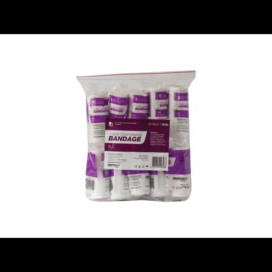 Conforming Bandage White 7.5 cm - Pack of 10 - Modern Teaching Aids NZ