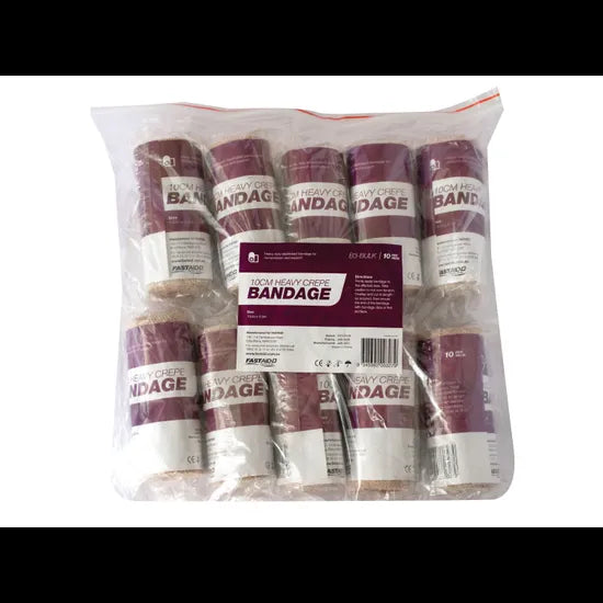 Crepe Bandage Heavy Weight 10 cm - Pack of 10 - Modern Teaching Aids NZ