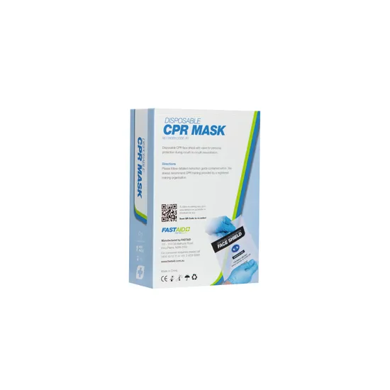 Resuscitation Face Shield Disposable With Valve 1p - Modern Teaching Aids NZ