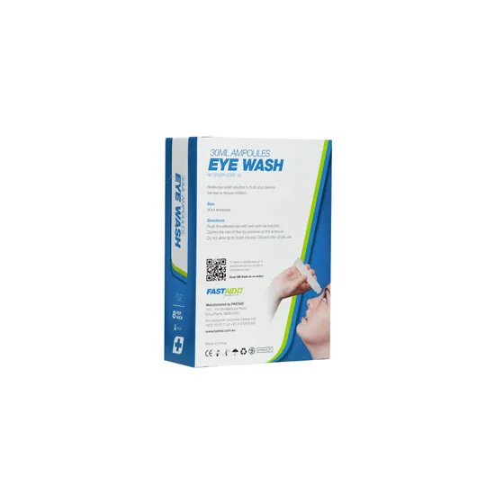 Eye Wash Ampoules - 30 mL, Pack of 8 - Modern Teaching Aids NZ