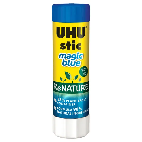 UHU ReNature Magic Glue Stick Blue 40 g