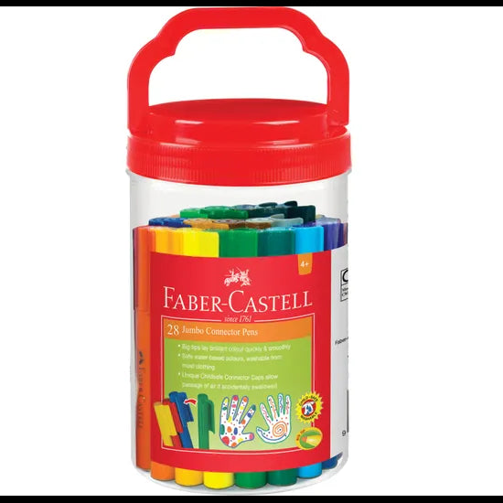 Jumbo Connector Pens - Tub of 28 - Modern Teaching Aids NZ