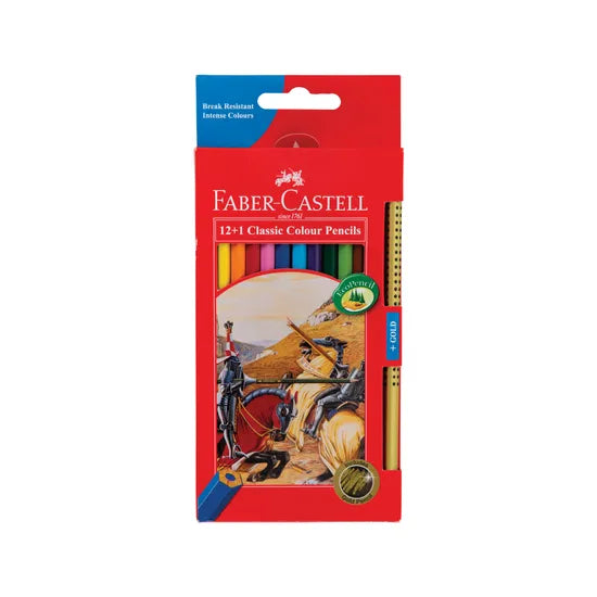 Classic Colour Pencils - Pack of 12+1 - Modern Teaching Aids NZ