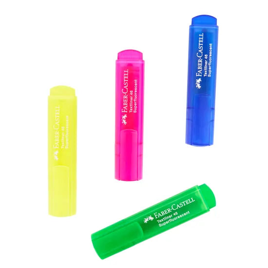 Faber Castell Textliner Ice Highlighters - Pack of 4 - Modern Teaching Aids NZ