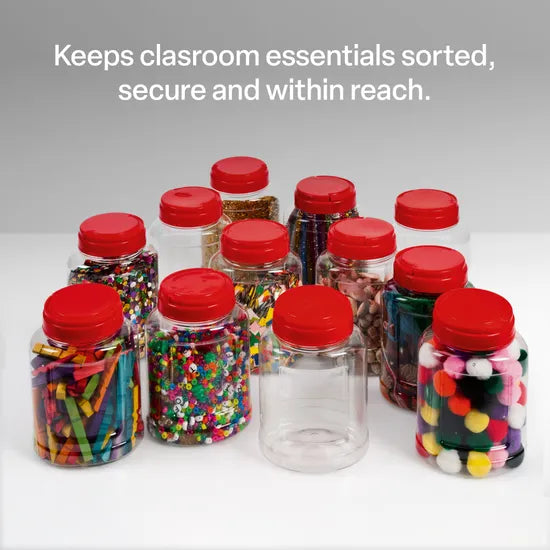 Handy Storage Containers 1 L Pack of 12 - Modern Teaching Aids NZ