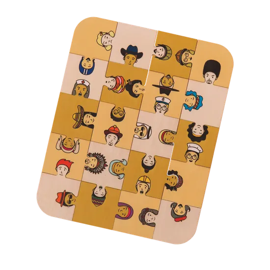 Faces of the World Puzzle - Modern Teaching Aids NZ