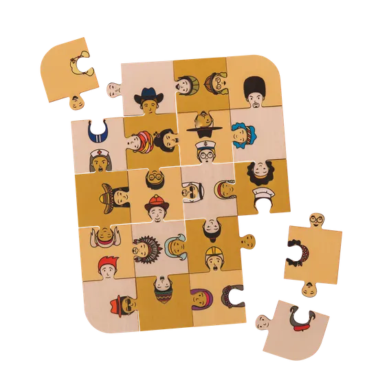 Faces of the World Puzzle - Modern Teaching Aids NZ