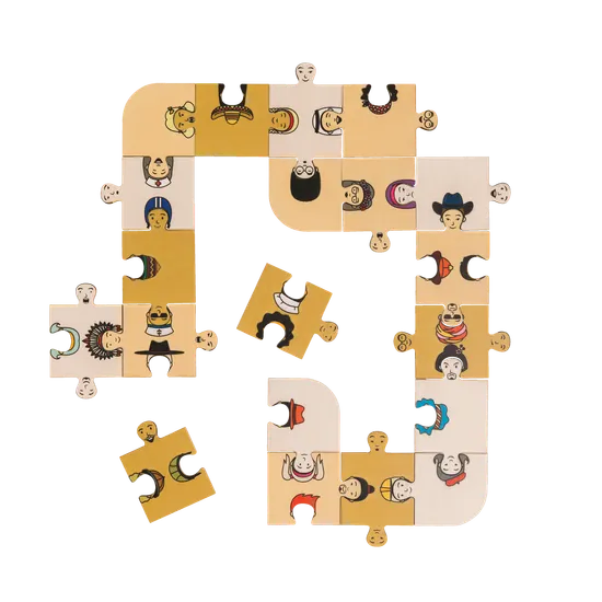 Faces of the World Puzzle - Modern Teaching Aids NZ