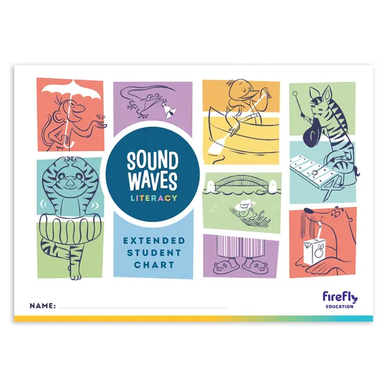 Sound Waves Spelling - Extented Student Chart - Modern Teaching Aids NZ
