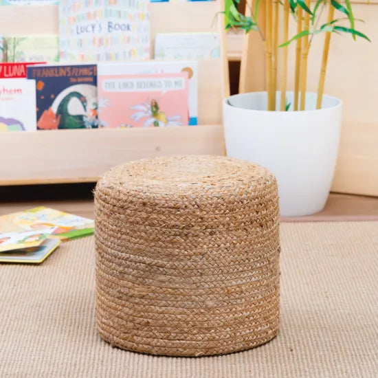MTA Spaces - Round Jute Pouf - Modern Teaching Aids NZ