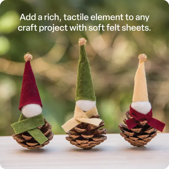 Creatistics Felt Sheets Assorted 20 x 30 cm- Pack of 50 - Modern Teaching Aids NZ