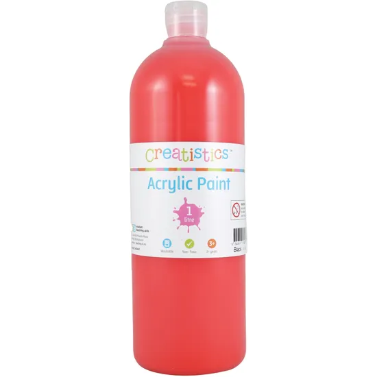 Creatistics Acrylic Paint 1L - Set of 10 - Modern Teaching Aids NZ