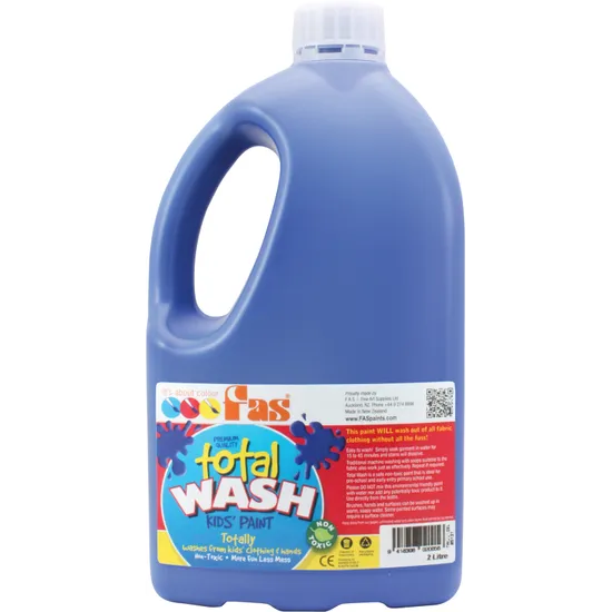 FAS Total Wash Paint 2 L - Warm Blue - Modern Teaching Aids NZ