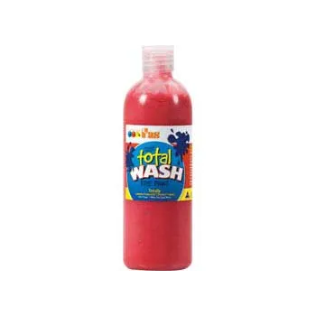 Total Wash Paint - Warm Red 500ml - Modern Teaching Aids NZ