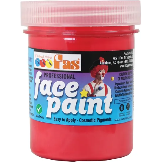 Pro Body & Face Paint 120ml Red - Modern Teaching Aids NZ