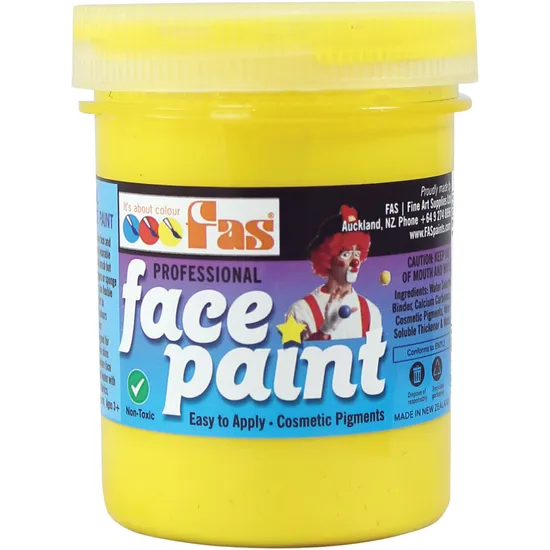 Pro Body & Face Paint 120ml Yellow - Modern Teaching Aids NZ