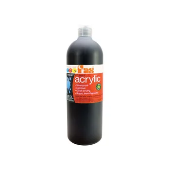 FAS Student Acrylic Paint 1 L - Black - Modern Teaching Aids NZ