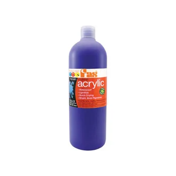 FAS Student Acrylic Paint 1 L - Violet - Modern Teaching Aids NZ
