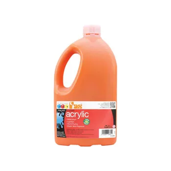FAS Student Acrylic Paint 2 L - Orange - Modern Teaching Aids NZ
