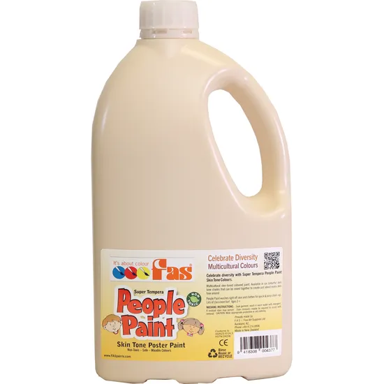 FAS Super Tempera People Paint 2 L - Pack of 6