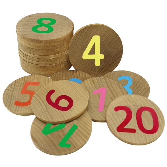 Freckled Frog Number Matching Discs - 1-20, Set of 40 - Modern Teaching Aids NZ