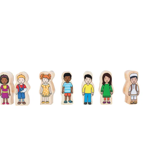 Village & Families Block Set of 50 - Modern Teaching Aids NZ