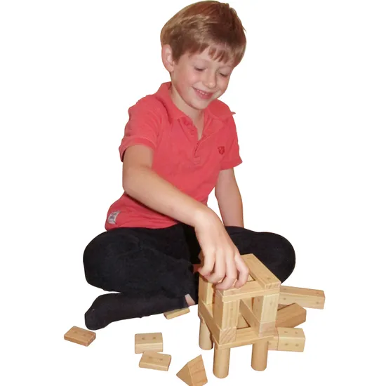 Magnetic Wooden Blocks - 30 pieces - Modern Teaching Aids NZ