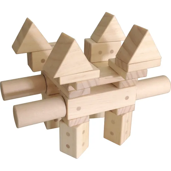 Magnetic Wooden Blocks - 30 pieces - Modern Teaching Aids NZ